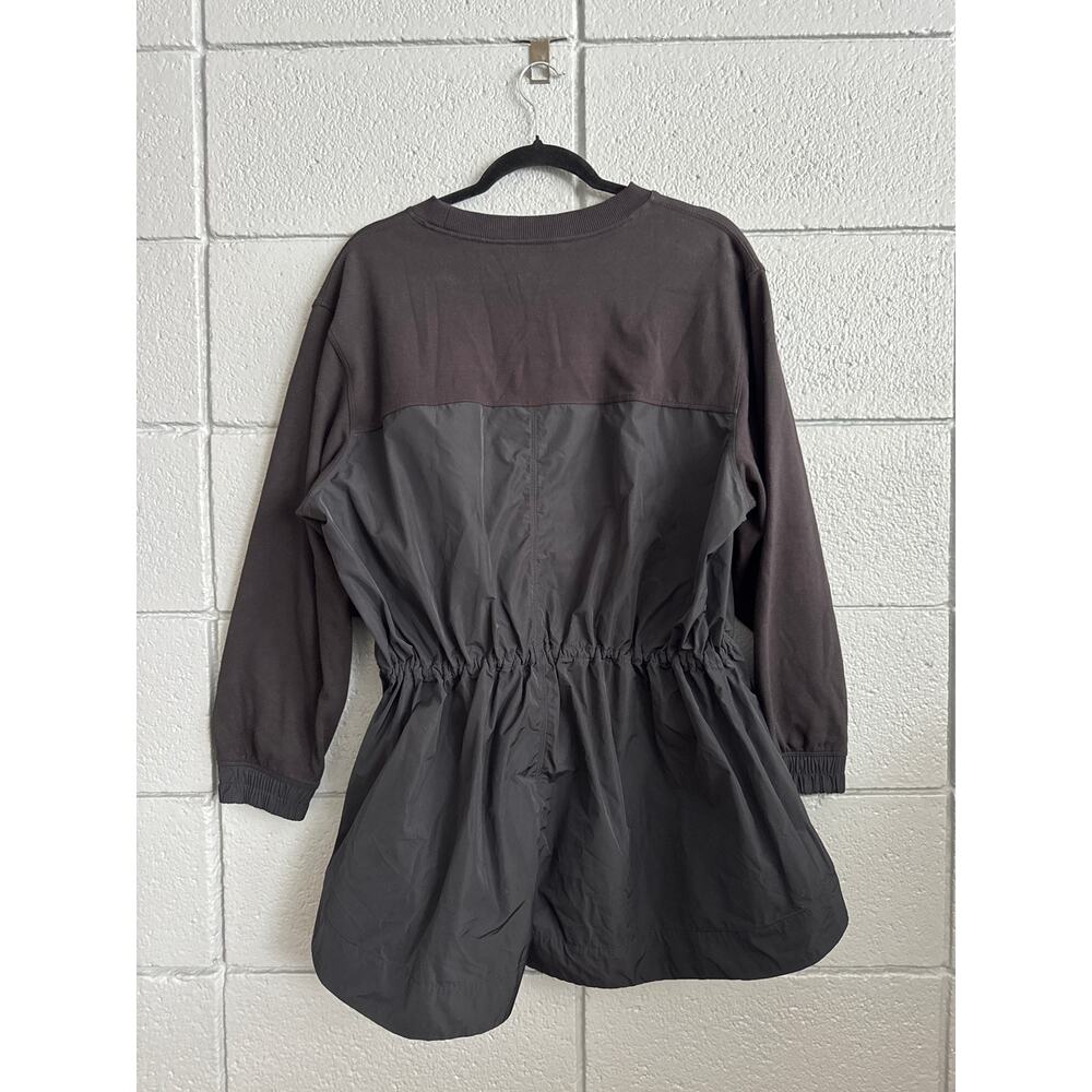 Women's Athleta Triumph Hybrid Crewneck Sweatshirt size 1X in Black - Picture 4 of 4